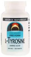 Source Naturals L-Tyrosine (L-тирозин) 500 мг 100 таблеток