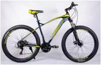 Велосипед NRG Bikes SHARK 27.5"/20" black-gray-green