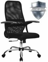 Кресло офисное метта SU-C-8-Т, ткань-сетка, black