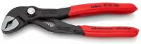 Клещи переставные сантехнические с фиксатором KNIPEX KN-8701150, 32 мм (1 1/4"), под ключ 30 мм, L-150 мм, Cr-V, серые, обливные рукоятки