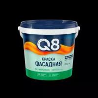 Краска акриловая фасадная FORMULA Q8 1,5кг белоснежный