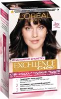 L'Oreal Paris Excellence стойкая крем-краска для волос, 3.00 темно-каштановый