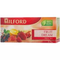 Чай красный Milford Fruit Dream в пакетиках, бузина, яблоко, 20 пак