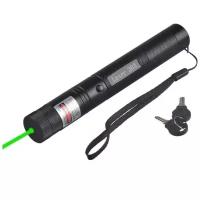 Лазерная указка - Laser pointer (зелёный луч с узорной насадкой)