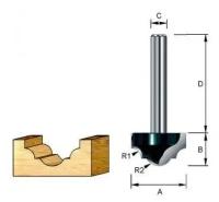 Makita D-11069 Фреза профильная, хв-8мм, ф13мм, R2,38/9,5мм