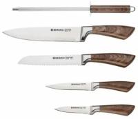 Набор ножей HERZOG HR-SND5W-BRN, 5 предметов