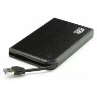 Внешний корпус для HDD SATA 2.5” AgeStar 3UB2A14 (BLACK) для HDD/SSD SATA 6Gb/s 2.5", USB 3.0, алюминий/пластик, черный