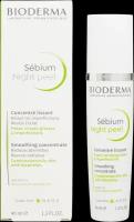 Bioderma Sebium Отшелушивающий ночной пилинг для комбинированной жирной проблемной кожи лица 40 мл 1 шт