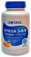 Капсулы UNIFORCE Omega 3-6-9 1200 mg / количество 120 шт