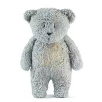 Игрушка-ночник Moonie Organic Humming Bear Mineral Grey 28 см