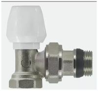 Вентиль для радиатора отопления угловой верхний Zeissler RS201.02, 1/2", регулировочный, со стопорным кольцом