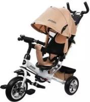 Трехколесный велосипед Moby Kids Comfort 10x8 EVA, бежевый