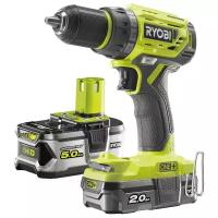 Аккумуляторная дрель-шуруповерт RYOBI R18DD7-252S 5133004534