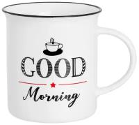 Кружка / чашка / для чая, кофе, капучино 310 мл 10,7*7,5*9 см "GOOD MORNING"