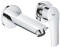 Смеситель Grohe EUROSMART 29337003 для раковины настенный, 2 отверстия (хром)