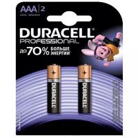 Батарейка Duracell Professional ААА/LR03, в упаковке: 2 шт