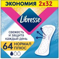 Libresse прокладки ежедневные DailyFresh Plus Normal, 1 капля