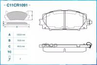 Колодки Тормозные Дисковые CWORKS арт. C11CR1091