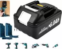 Аккумулятор для Makita 18V 6Ah Li-Ion, BL1830B, BL1840B, BL1850B, BL1860B