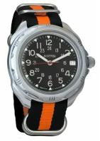 Наручные механические часы Восток Командирские 211783 black orange