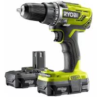 Аккумуляторная дрель-шуруповерт RYOBI R18DD3-213X