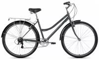 Велосипед дорожный с колесами 28" Forward Talica 28 2.0 рама 19" серо-бирюзовый 7 скоростей