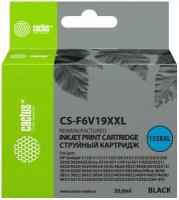 Картридж струйный Cactus CS-F6V19XXL 123XL CS-F6V19XXL 123 XXL черный 1000стр. 20мл для HP DeskJet 1