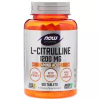 NOW FOODS L-Citrulline 1200 мг (L-Цитруллин) 120 таблеток (Now Foods)