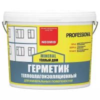 Герметик строительный NEOMID теплый ДОМ MINERAL PROFESSIONAL Белый - 3 кг