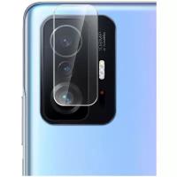 Защитное стекло на Xiaomi 11T/ 11T Pro/Ксиоми 11Т/Сяоми 11Т Про (Гибридное - пленка + стекловолокно) на Камеру 2 шт. Brozo Hybrid Glass