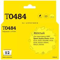 IC-ET0484 Картридж для Epson Stylus Photo R200/R300/RX500/RX600, желтый, с чипом