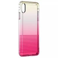 Чехол накладка Baseus Colorful airbag protection Case For iPX/XS 5.8inch Pink