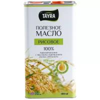 TAYRA Рисовое масло 5 л/ растительное масло / для жарки, фритюра, салатов, консервирования и выпечки/ в жестяной канистре