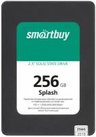 Твердотельный накопитель SSD SMARTBUY Splash 256GB, 2,5", SATA III, черный, SBSSD-256GT- MX902-25S3
