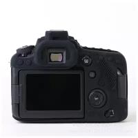 Силиконовый противоударный чехол MyPads для фотоаппарата Canon EOS 90D черный