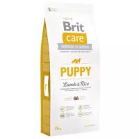 Сухой корм для щенков всех пород Brit Care Puppy All Breed ягненок с рисом 3 кг