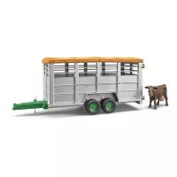 Прицеп Bruder для перевозки животных, с коровой (02-227)