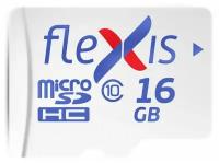 Карта памяти 16Gb - Flexis Micro Secure Digital HC Class 10 UHS-I U1 FMSD016GU1