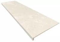 Ступень клинкерная Exagres Marbles Crema Marfil Peldano Recto 33x120/Упаковка(2 шт.)