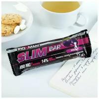 IRONMAN Батончик Slim Bar с L-карнитином, чернослив, тёмная глазурь, 50 г