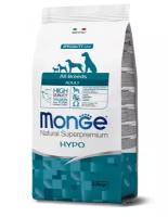 Monge Speciality Hypoallergenic гипоаллергенный корм с лососем и тунцом для взрослых собак всех пород 12 кг