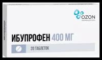 Ибупрофен таб. п/о плен., 400 мг, 20 шт