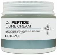 Lebelage Антивозрастной омолаживающий крем с пептидами / Dr. Peptide Cure Cream, 70 мл