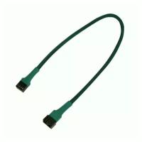 Удлинитель NANOXIA 4-pin PWM, 30см, зеленый NXPWV30G