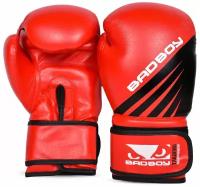 Боксерские перчатки Bad Boy Training Series Impact Boxing Gloves - Red/Black 14 унций