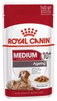 Пауч Royal Canin Medium Ageing 10+ для собак средних пород старше 10 лет, в соусе 10Х0,140 кг