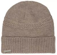 Шапка SEEBERGER арт. 18298-0 TURN-UP BEANIE (песочный), размер ONE