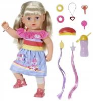 Интерактивная кукла Baby Born Soft Touch 43 см/ Кукла Беби Борн Старшая Сестричка Нежные объятия/ Baby Born Модная сестричка Zapf Creation 830345