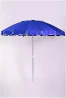 Зонт пляжный, солнцезащитный 2.2 м 16 спиц, . ткань-оксфорд, с клапаном, с наклоном. основание-алюминий