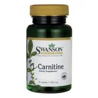 L-карнитин Swanson, L-Carnitine 500mg, 30 таблеток